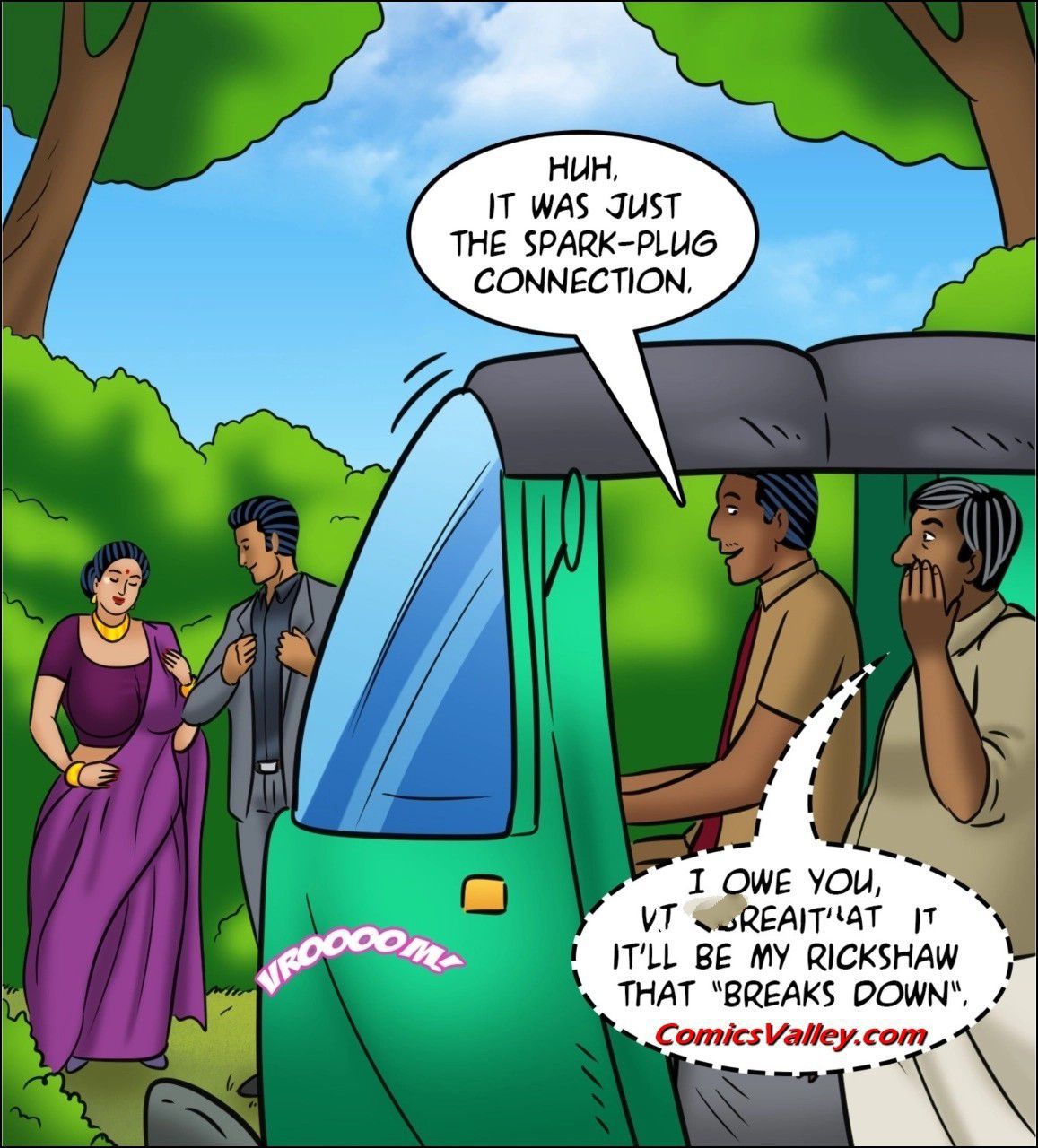 Velamma [Velamma] 126 . Velamma - LQ - Chapter 126 - Rickshaw Rendezvous [Velamma] – page 115