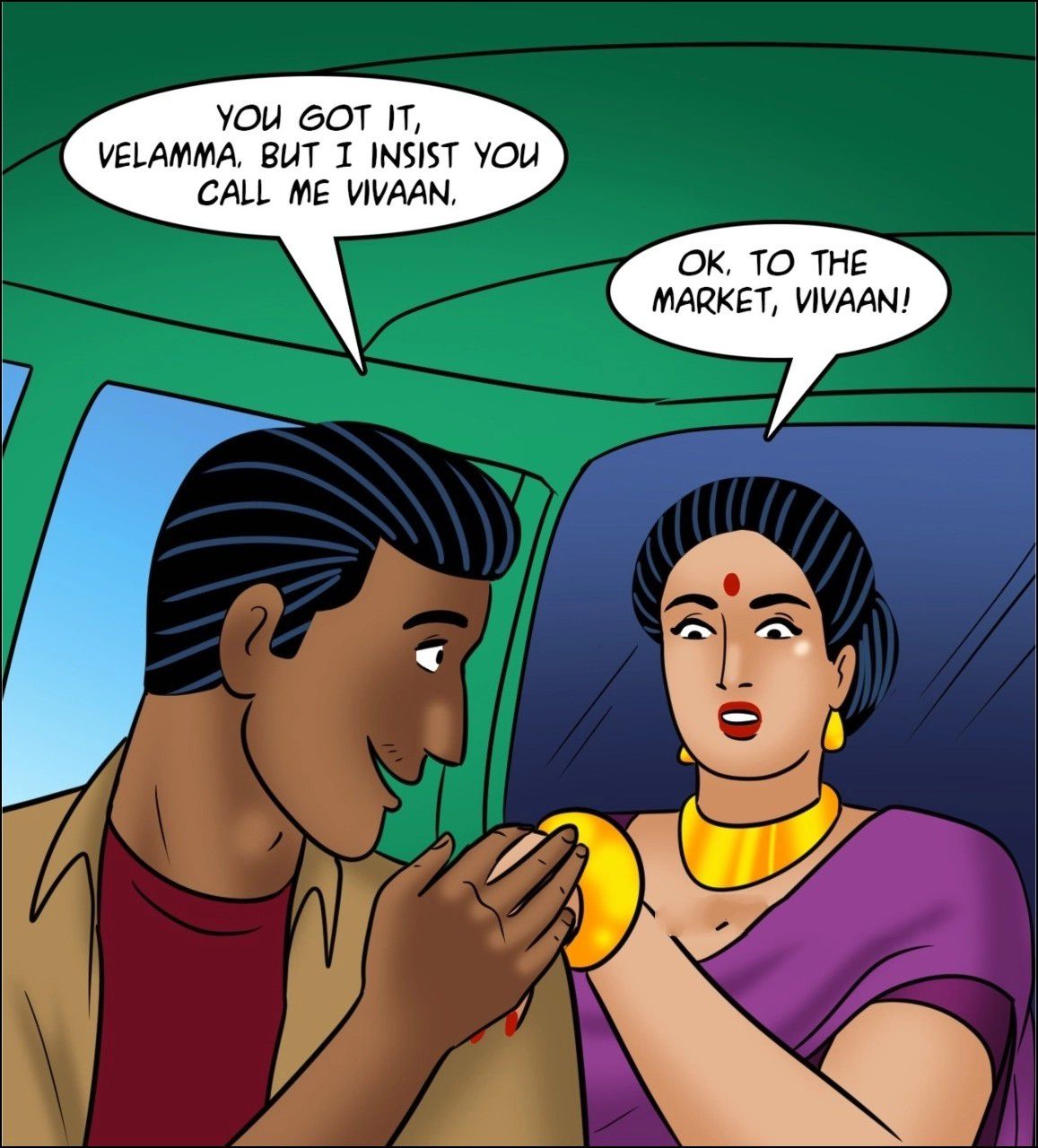 Velamma [Velamma] 126 . Velamma - LQ - Chapter 126 - Rickshaw Rendezvous [Velamma] – page 39