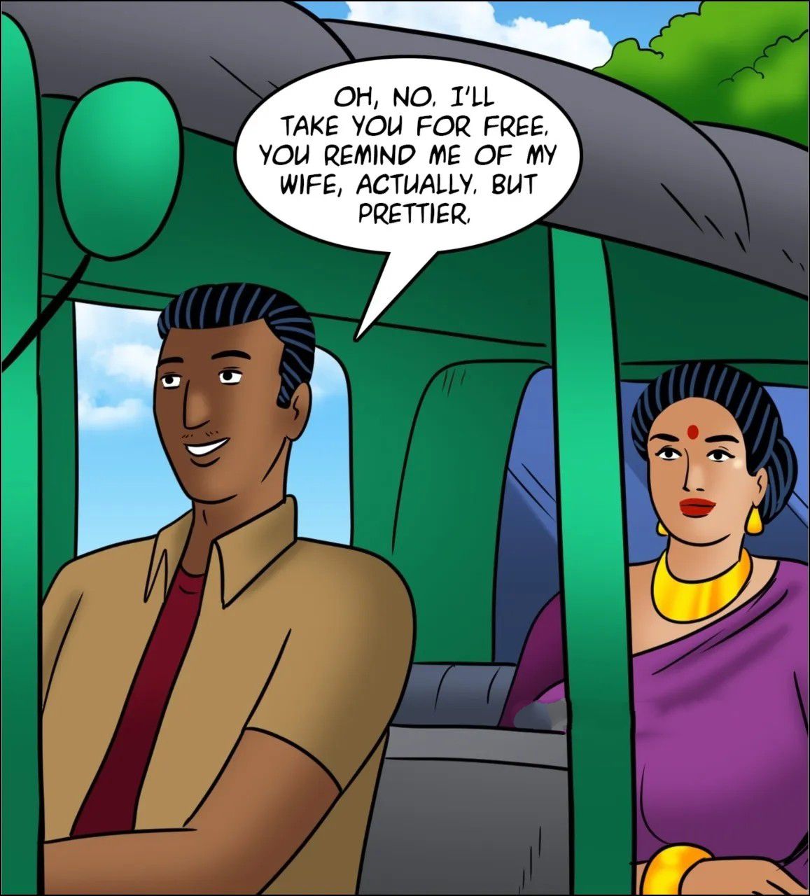 Velamma [Velamma] 126 . Velamma - LQ - Chapter 126 - Rickshaw Rendezvous [Velamma] – page 45