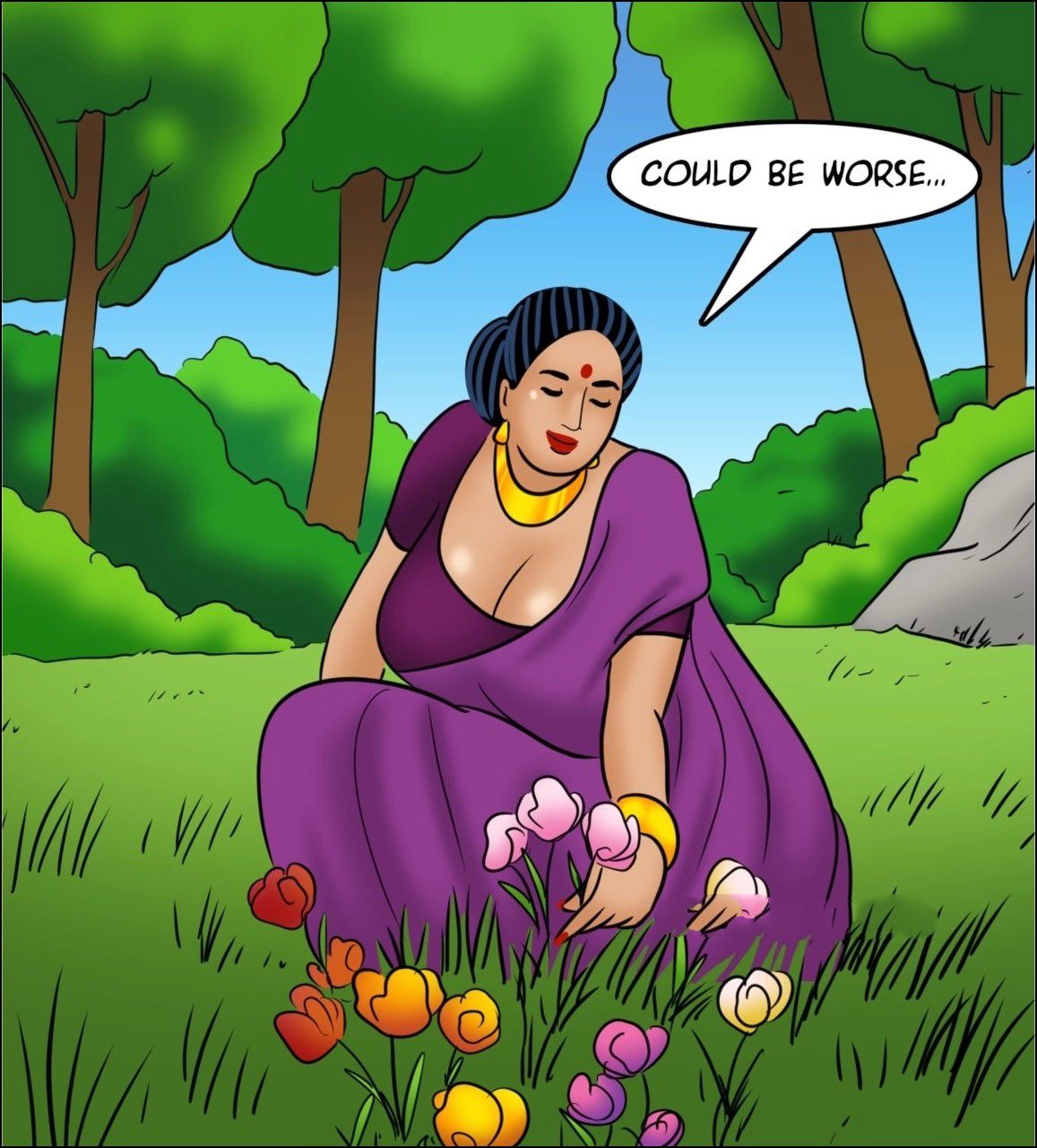Velamma [Velamma] 126 . Velamma - LQ - Chapter 126 - Rickshaw Rendezvous [Velamma] – page 55
