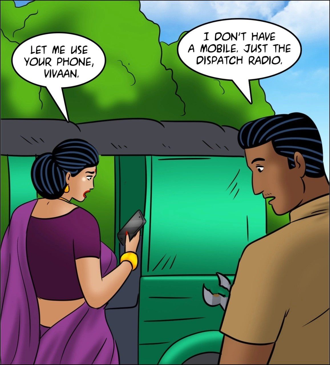 Velamma [Velamma] 126 . Velamma - LQ - Chapter 126 - Rickshaw Rendezvous [Velamma] – page 61