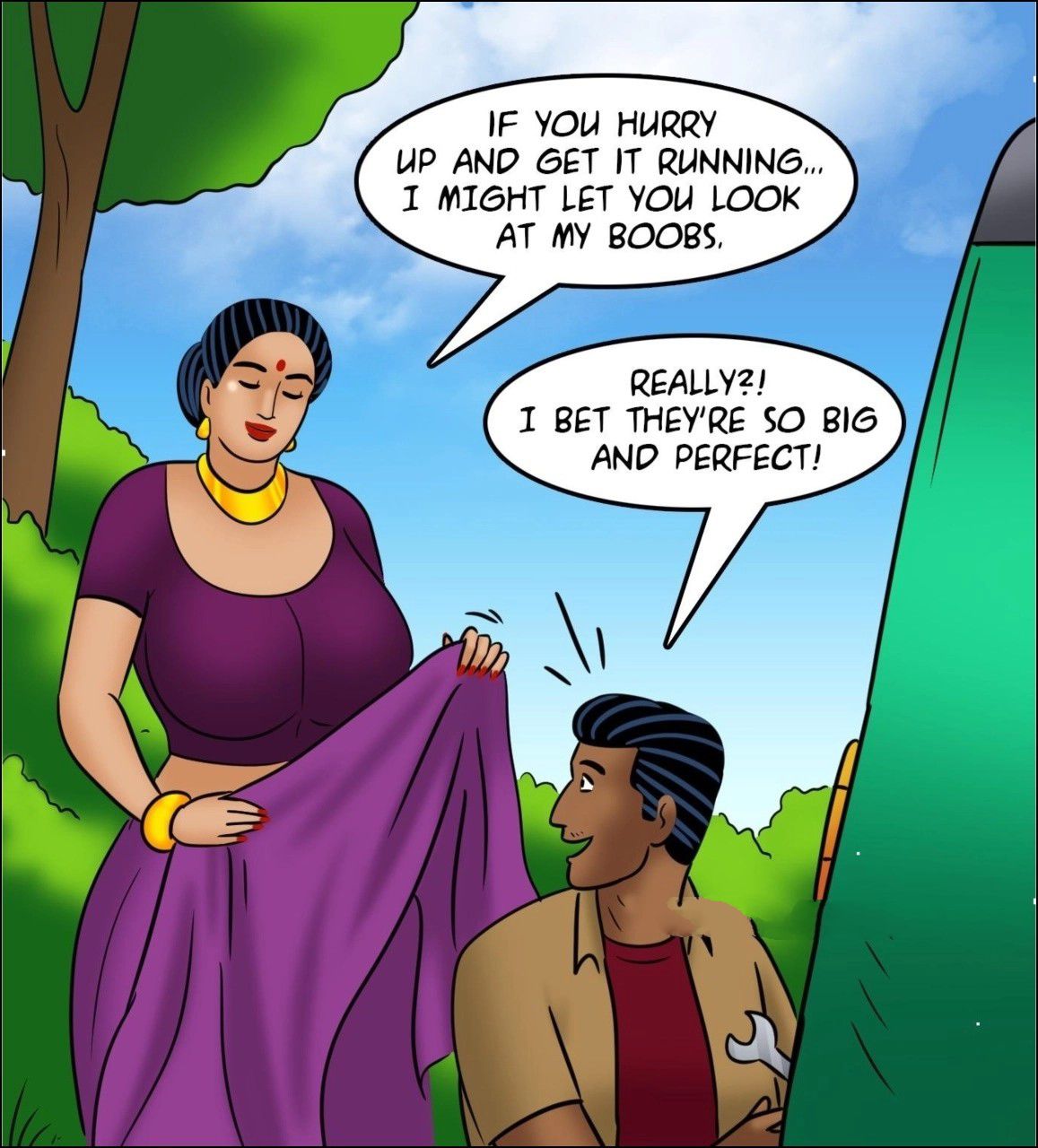 Velamma [Velamma] 126 . Velamma - LQ - Chapter 126 - Rickshaw Rendezvous [Velamma] – page 68
