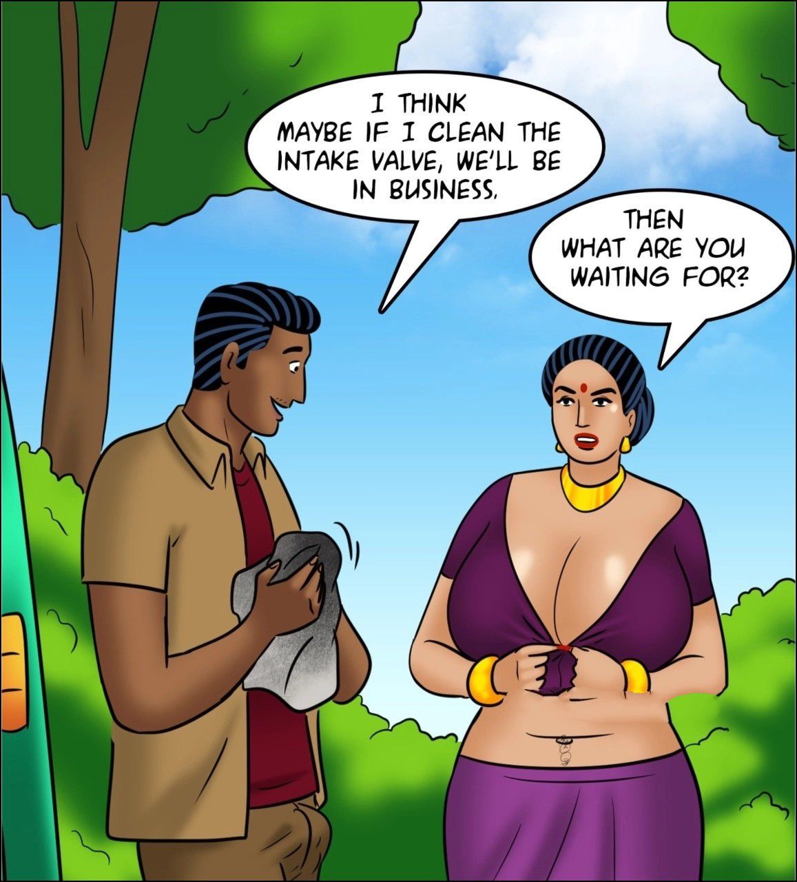 Velamma [Velamma] 126 . Velamma - LQ - Chapter 126 - Rickshaw Rendezvous [Velamma] – page 77