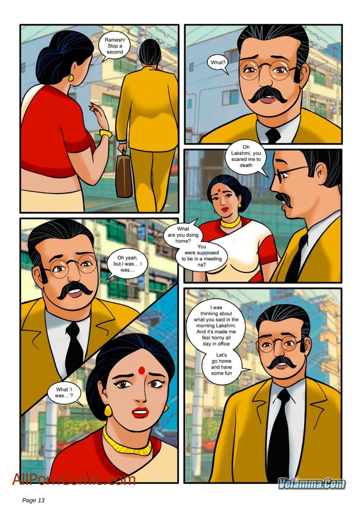 Velamma [Velamma] 10 . Velamma - Chapter 10 - The Loving Wife [Velamma] – page 13