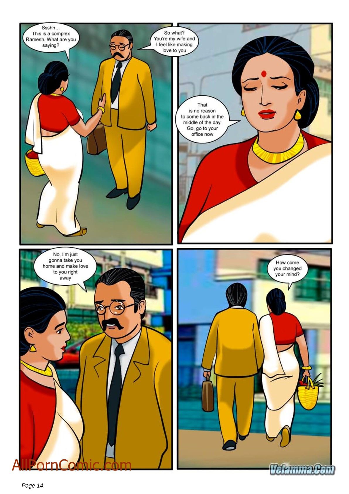 Velamma [Velamma] 10 . Velamma - Chapter 10 - The Loving Wife [Velamma] – page 14