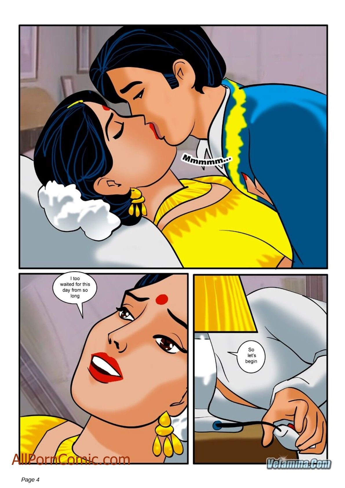 Velamma [Velamma] 10 . Velamma - Chapter 10 - The Loving Wife [Velamma] – page 4