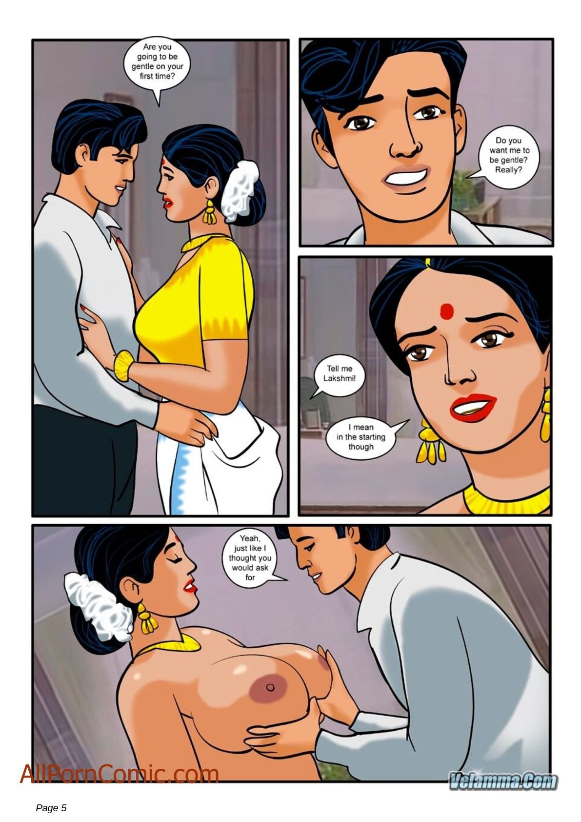Velamma [Velamma] 10 . Velamma - Chapter 10 - The Loving Wife [Velamma] – page 5