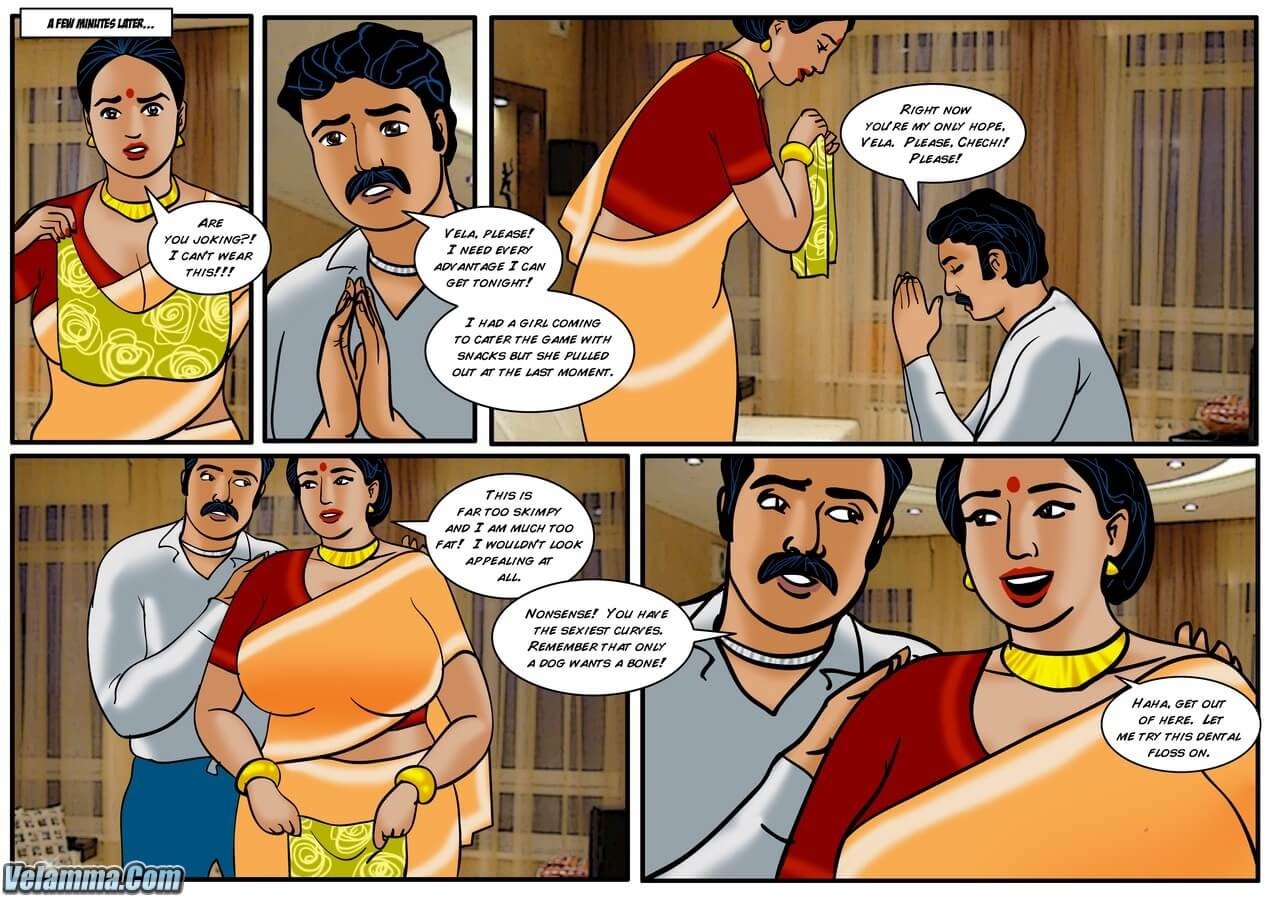 Velamma [Velamma] 39 . Velamma - Chapter 39 - When It Comes To This Sexy Poker Game Vela Is All In! [Velamma] – page 5