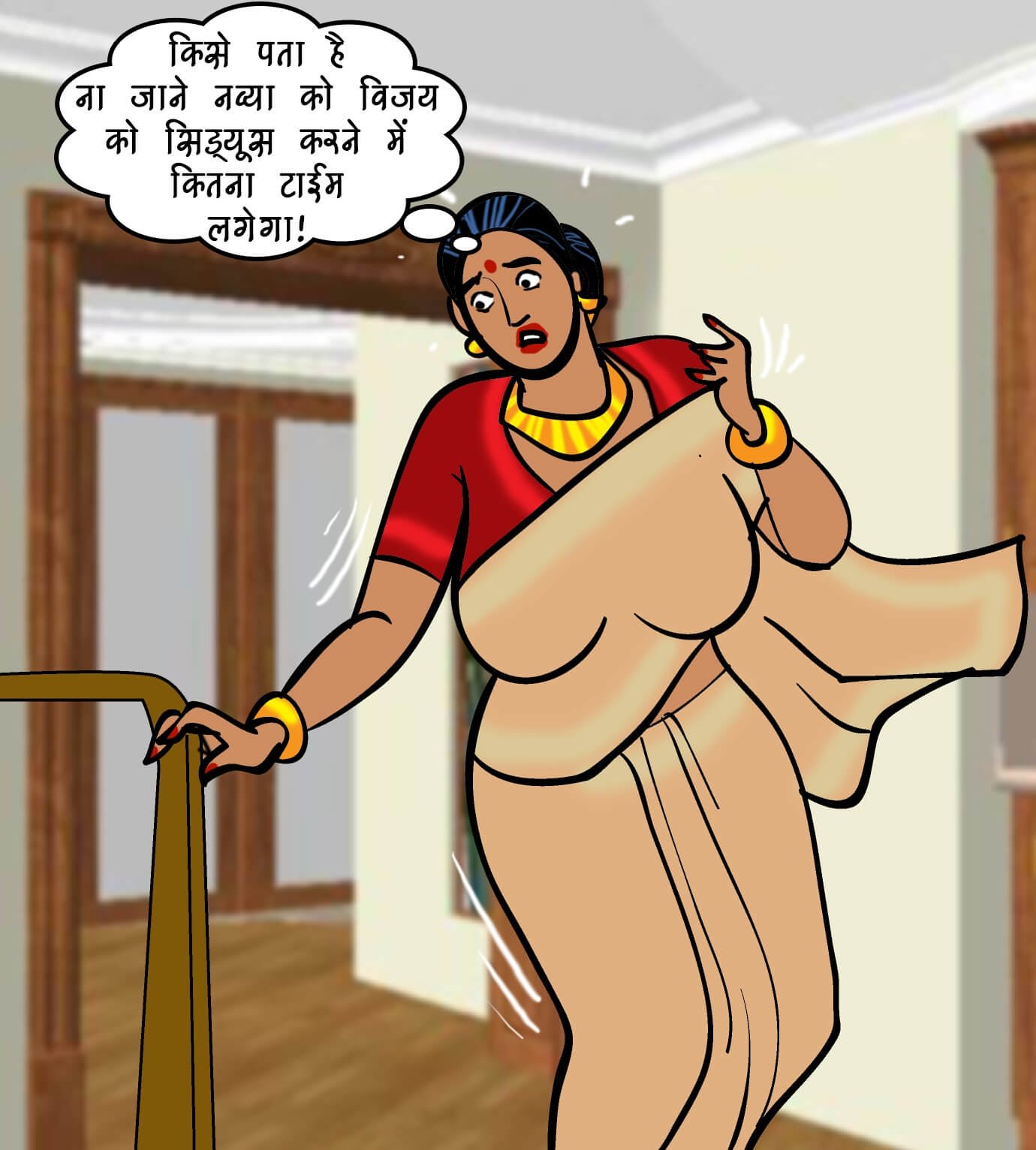 Velamma [Velamma] 93.5 . Velamma - Hindi - Chapter 93 - कठपुतली मास्टर [Velamma] – page 62