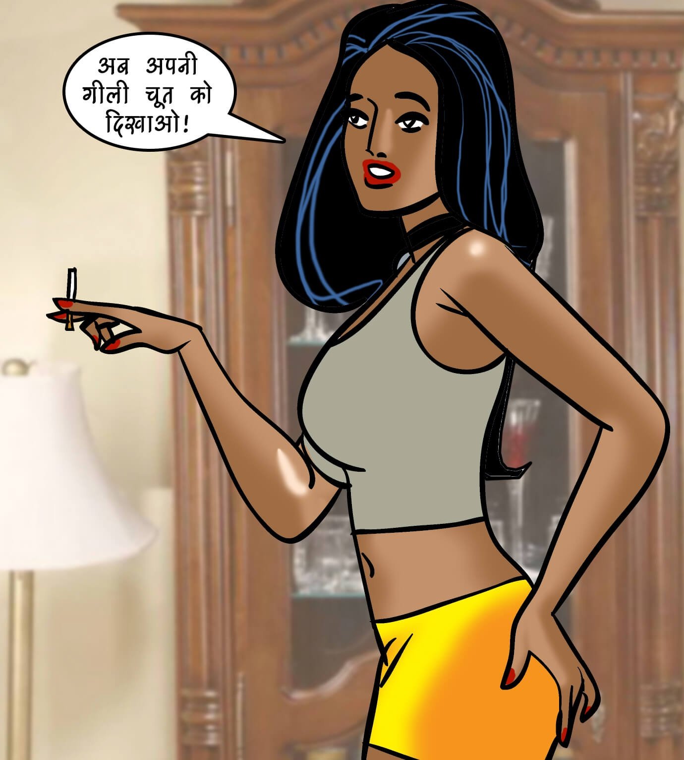 Velamma [Velamma] 93.5 . Velamma - Hindi - Chapter 93 - कठपुतली मास्टर [Velamma] – page 91