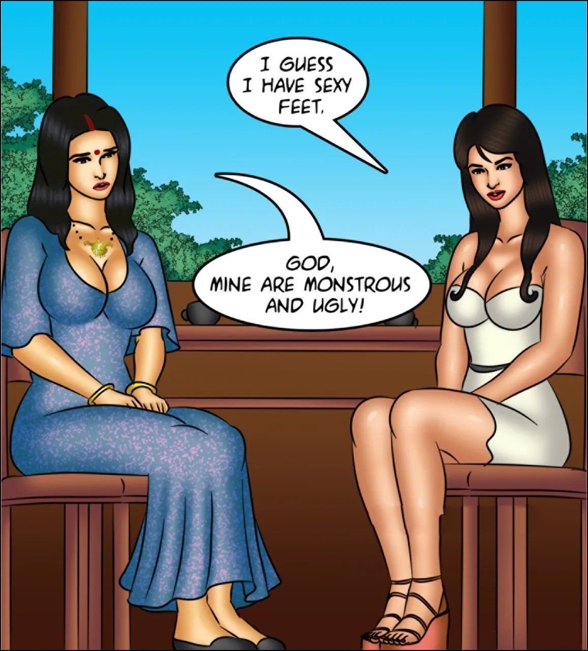Savita Bhabhi [Kirtu] 146 . Savita Bhabhi - The Other Shoe Drops - Chapter 146 - LQ [Kirtu] – page 37