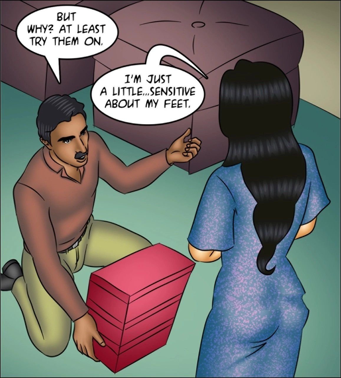 Savita Bhabhi [Kirtu] 146 . Savita Bhabhi - The Other Shoe Drops - Chapter 146 - LQ [Kirtu] – page 53