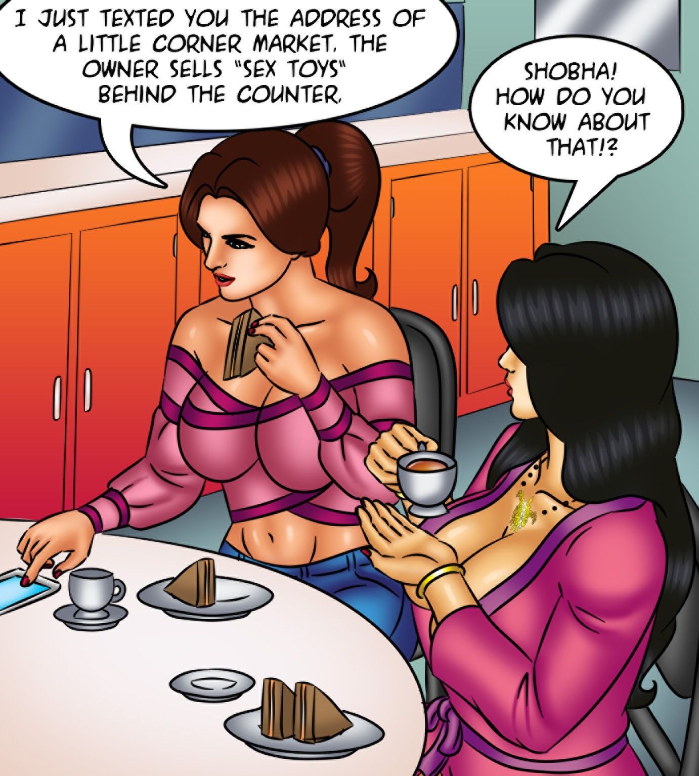 Savita Bhabhi [Kirtu] 124 . Savita Bhabhi - Orgasm Shopping - Chapter 124 [Kirtu] – page 33