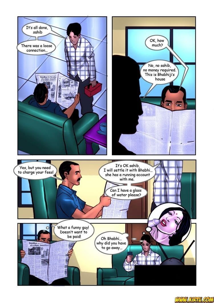 Savita Bhabhi [Kirtu] 15 . Savita Bhabhi - Ashok At Home - Chapter 15 [Kirtu] – page 6