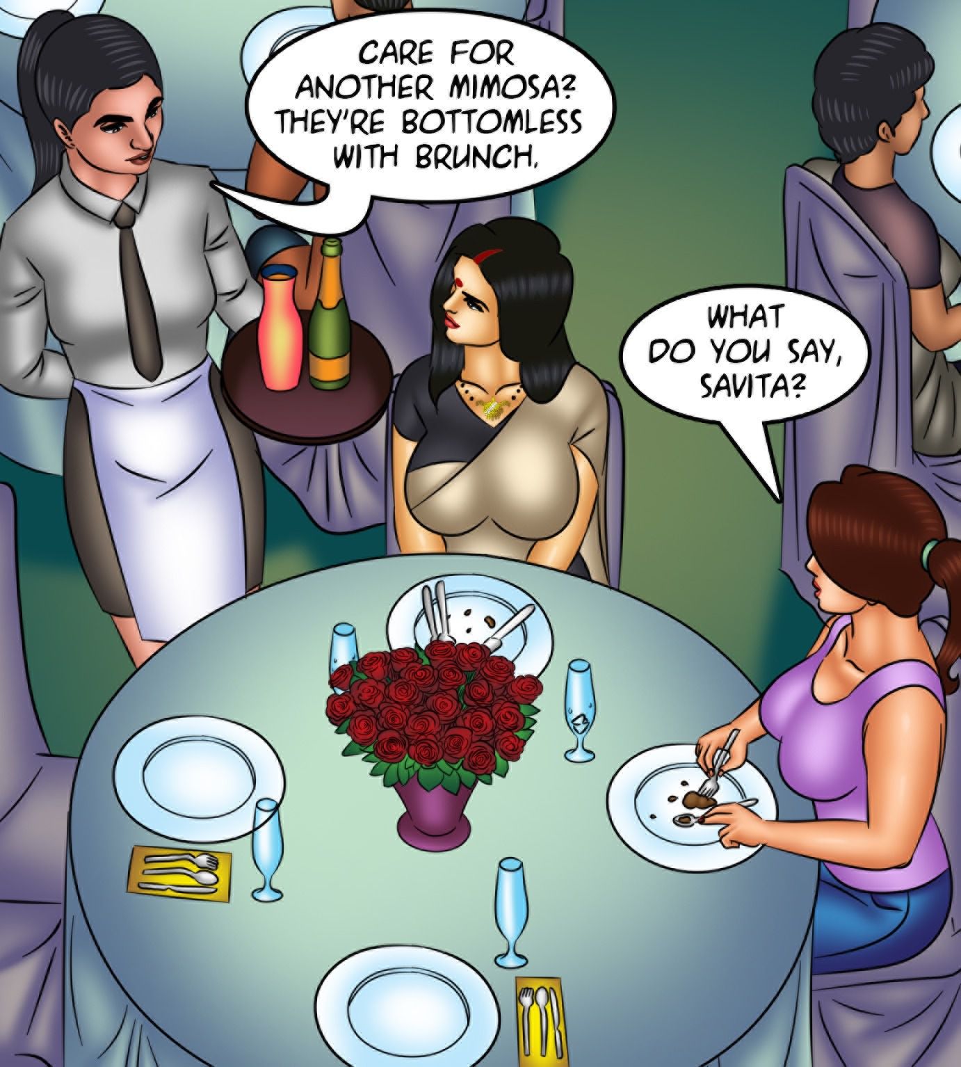 Savita Bhabhi [Kirtu] 128 . Savita Bhabhi - Waxing Erotic - Chapter 128 [Kirtu] – page 2