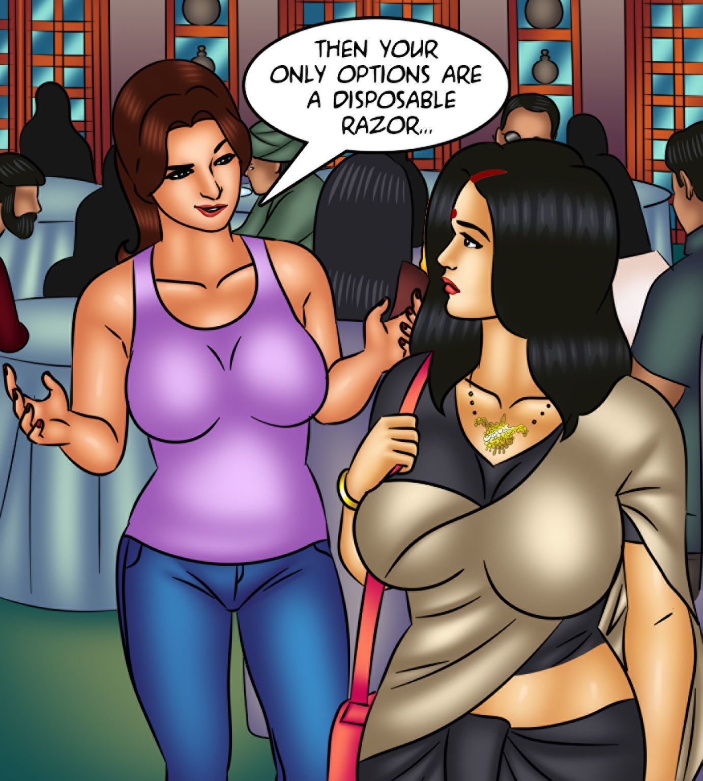 Savita Bhabhi [Kirtu] 128 . Savita Bhabhi - Waxing Erotic - Chapter 128 [Kirtu] – page 34