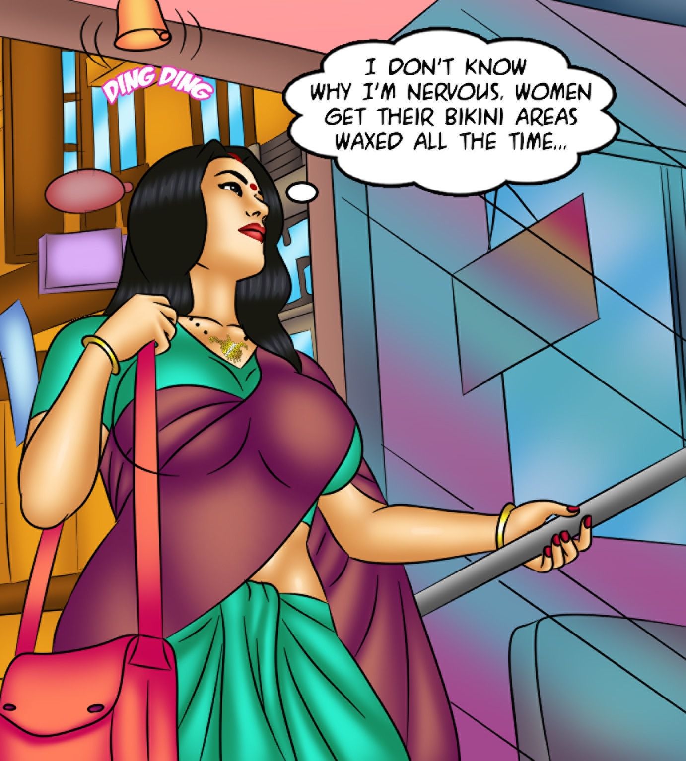 Savita Bhabhi [Kirtu] 128 . Savita Bhabhi - Waxing Erotic - Chapter 128 [Kirtu] – page 37