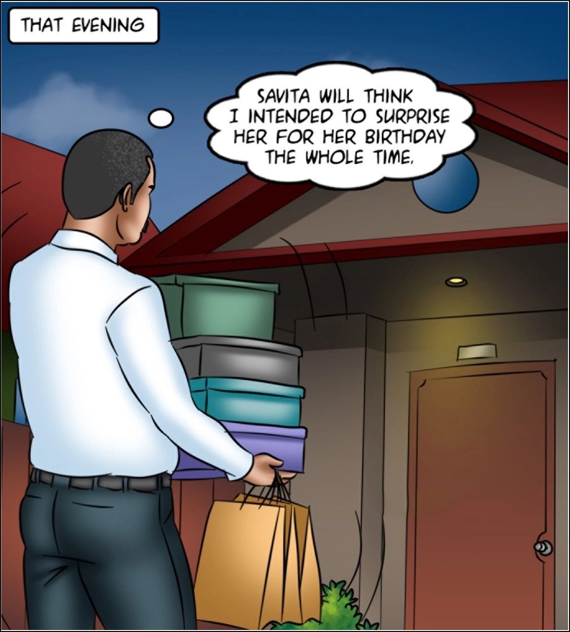 Savita Bhabhi [Kirtu] 150 . Savita Bhabhi - Vamika's Secret - Chapter 150 [Kirtu] – page 139