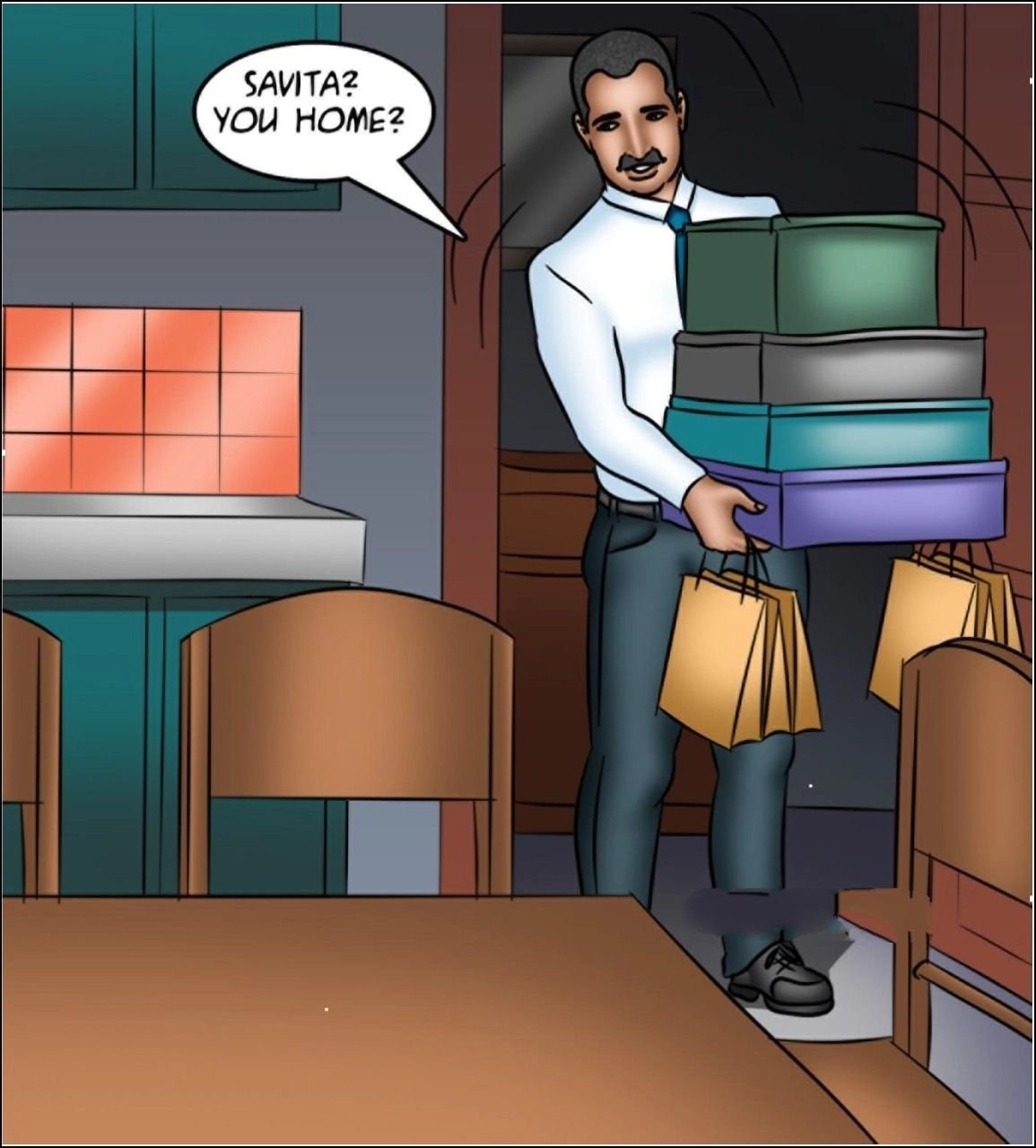 Savita Bhabhi [Kirtu] 150 . Savita Bhabhi - Vamika's Secret - Chapter 150 [Kirtu] – page 140