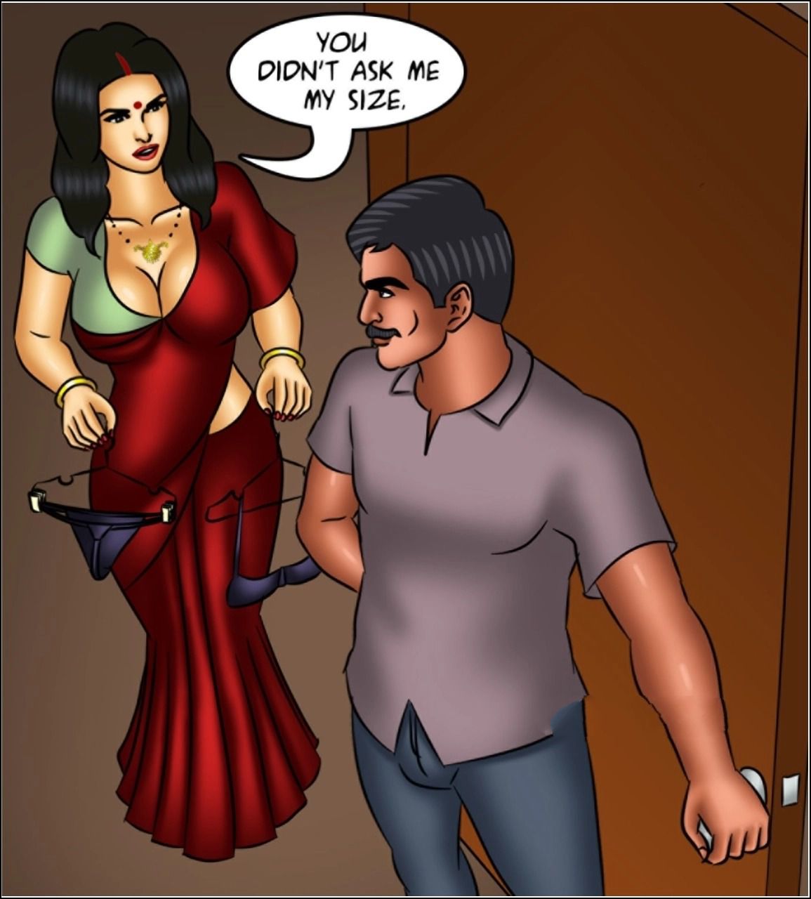 Savita Bhabhi [Kirtu] 150 . Savita Bhabhi - Vamika's Secret - Chapter 150 [Kirtu] – page 45