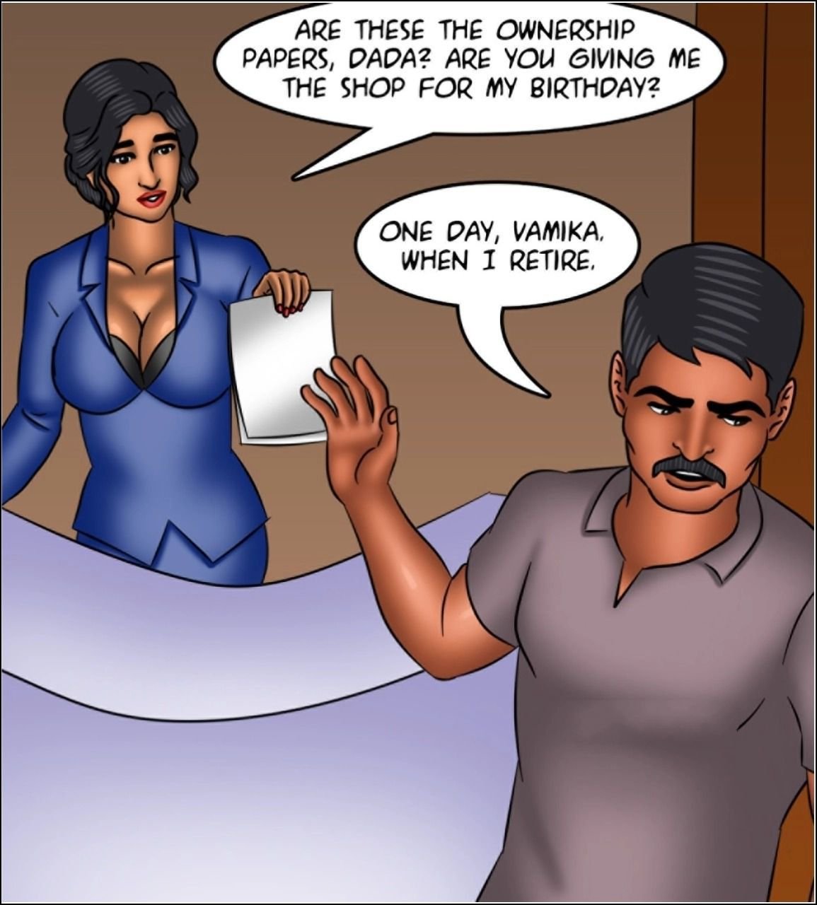 Savita Bhabhi [Kirtu] 150 . Savita Bhabhi - Vamika's Secret - Chapter 150 [Kirtu] – page 57