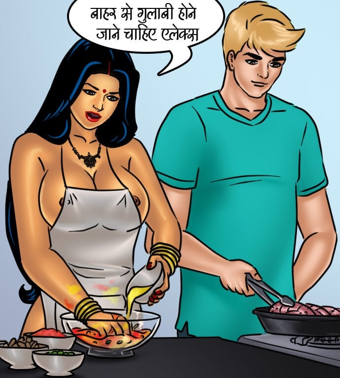 Savita Bhabhi [Kirtu] 66.5 . Savita Bhabhi - चुदाई की रेसिपी - Chapter 66 - Hindi [Kirtu] – page 56