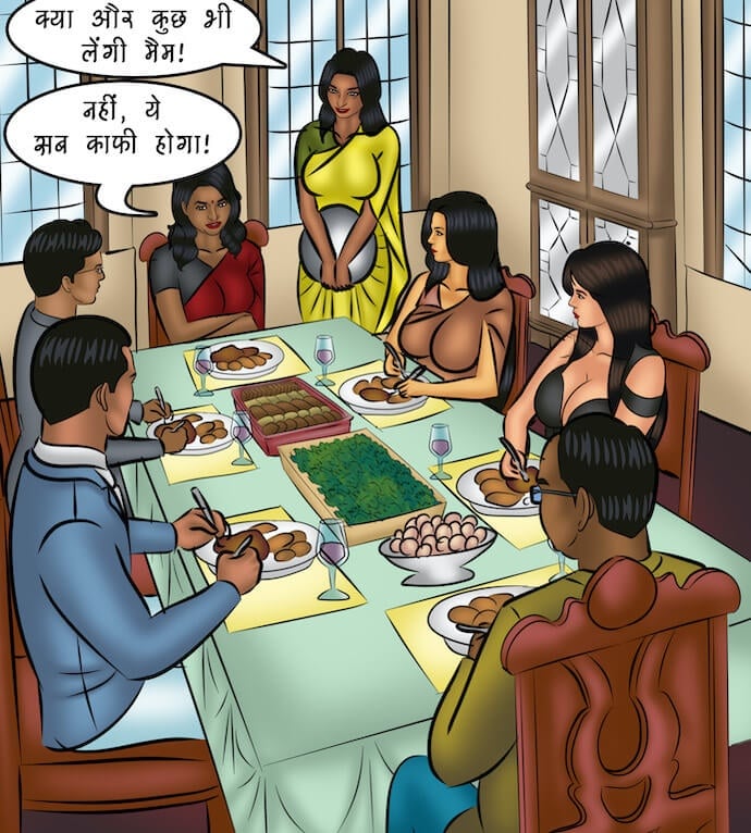 Savita Bhabhi [Kirtu] 107.5 . Savita Bhabhi - Hindi - Chapter 107 - शानदार एक्टिंग से बहुओं को घर लाना [Kirtu] – page 32
