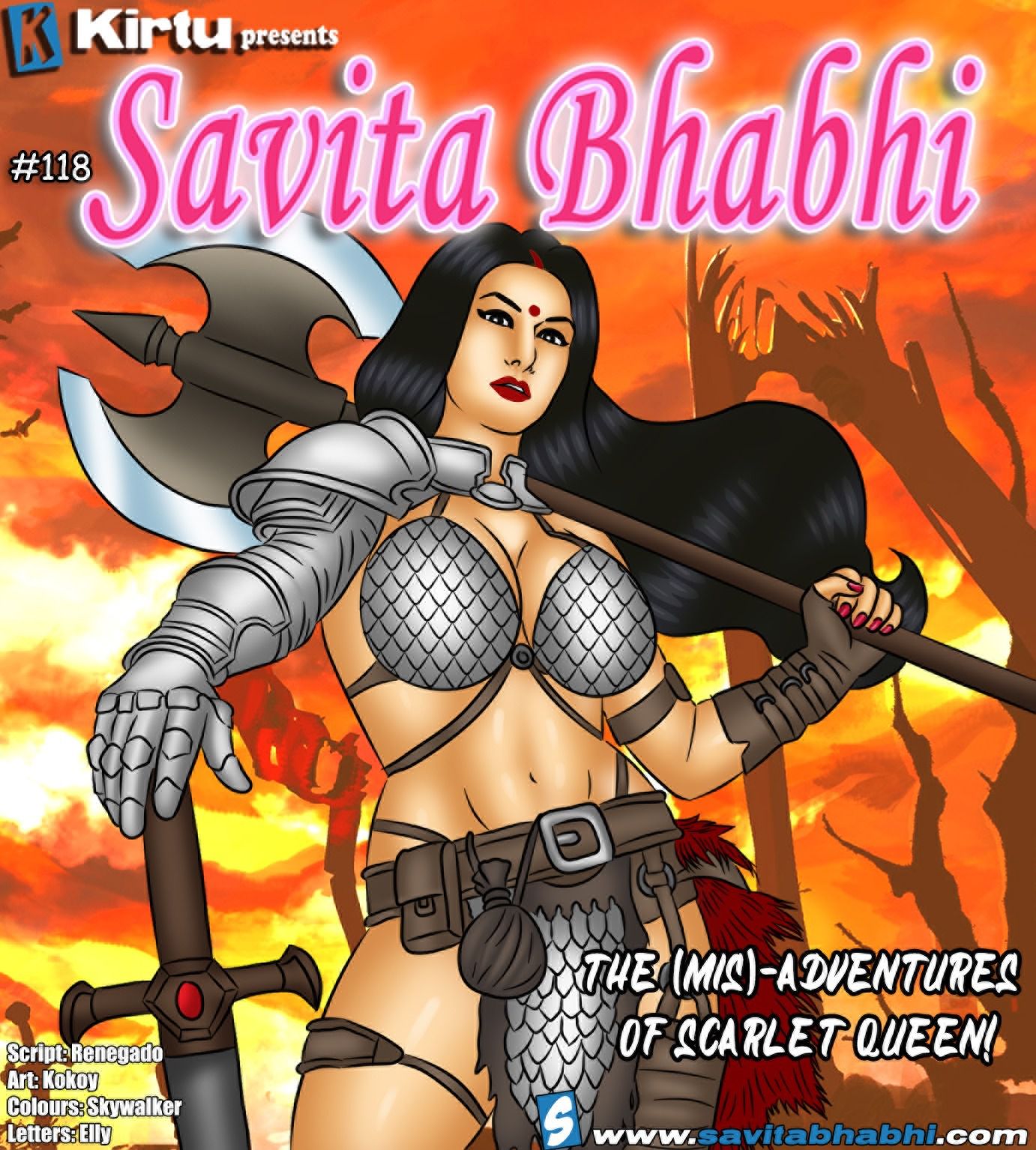 Savita Bhabhi [Kirtu] 118 . Savita Bhabhi - The Mis-Adventures Of Scarlet Queen! - Chapter 118 [Kirtu] – page 1