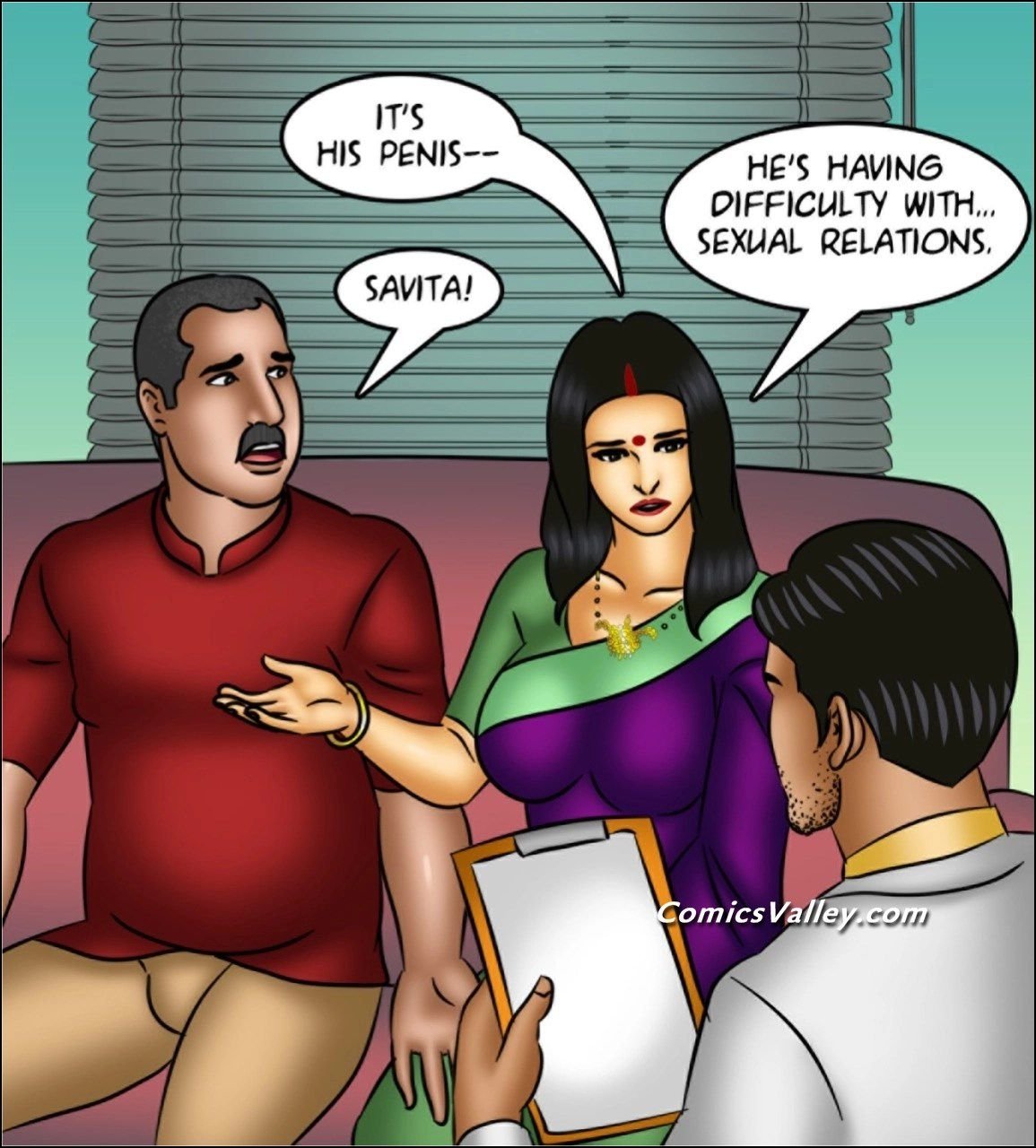 Savita Bhabhi [Kirtu] 148 . Savita Bhabhi - Little Blue Pill - Chapter 148 - LQ [Kirtu] – page 43