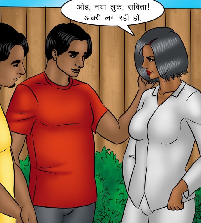Savita Bhabhi [Kirtu] 94.5 . Savita Bhabhi - दोगुना मज़ा - Chapter 94 - Hindi [Kirtu] – page 63