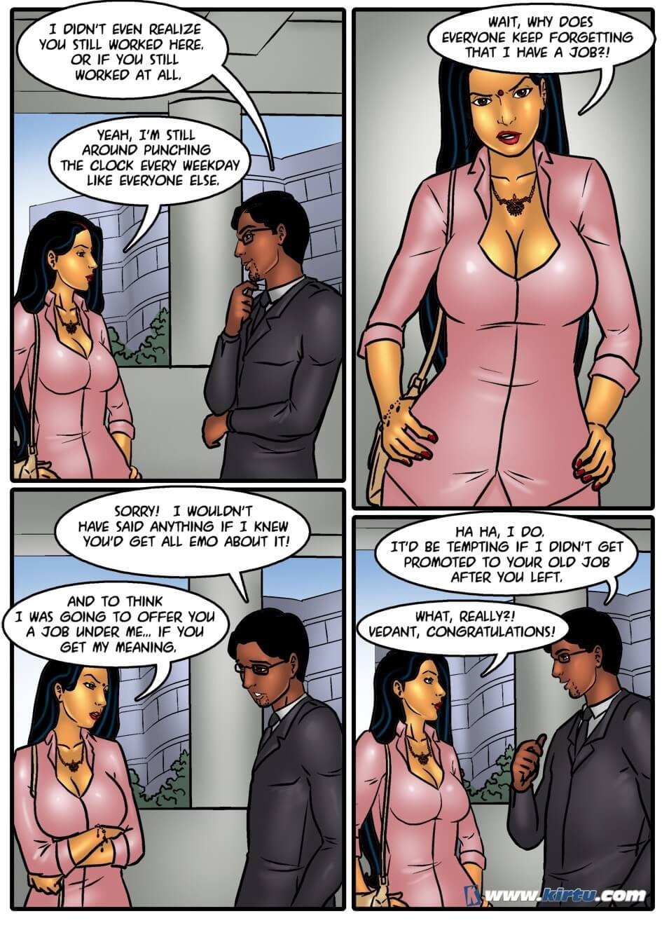 Savita Bhabhi [Kirtu] 45 . Savita Bhabhi - Savita Gains A Little Job Security - Chapter 45 [Kirtu] – page 4