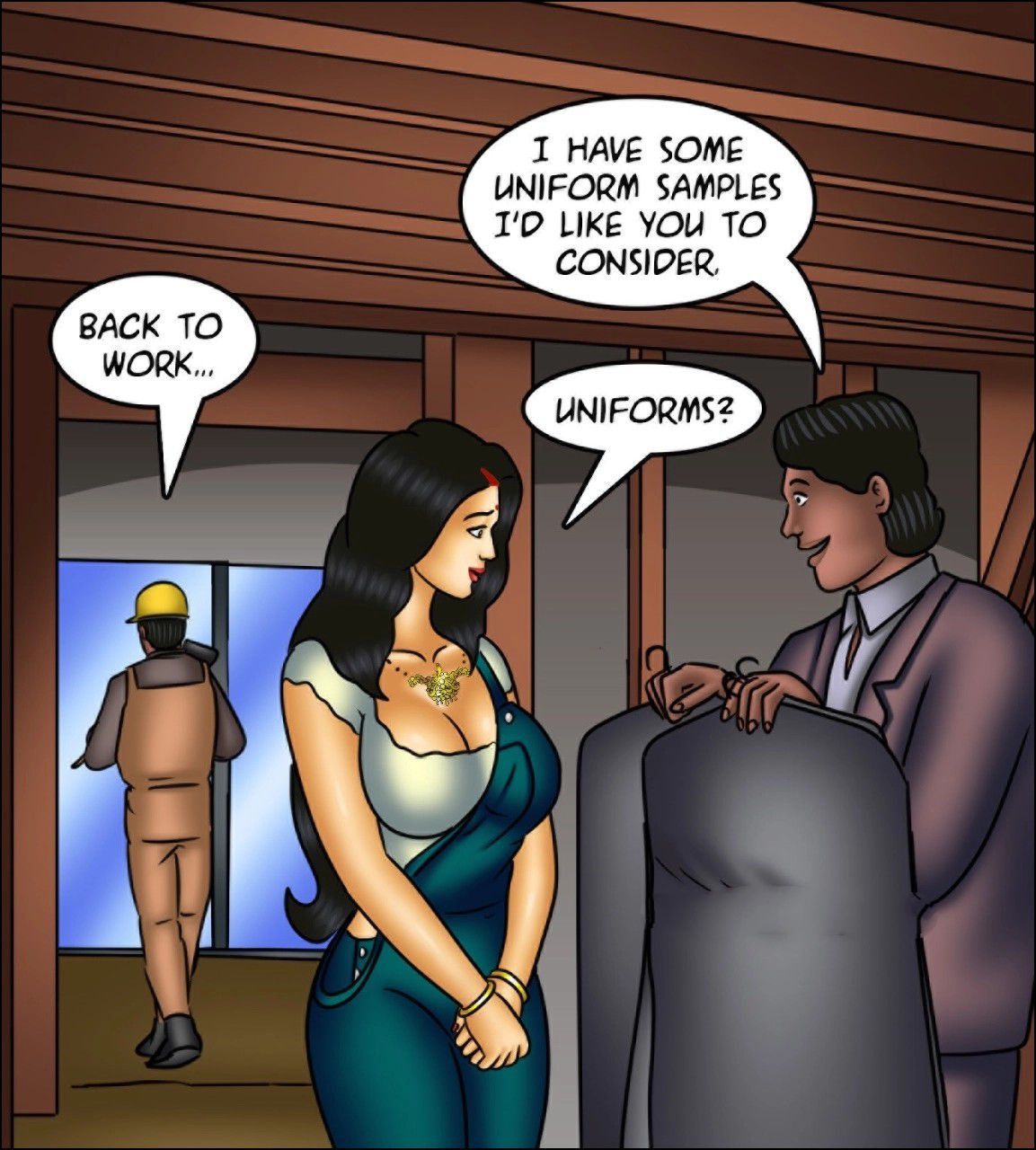 Savita Bhabhi [Kirtu] 142 . Savita Bhabhi - Renovations - Chapter 142 - LQ [Kirtu] – page 58