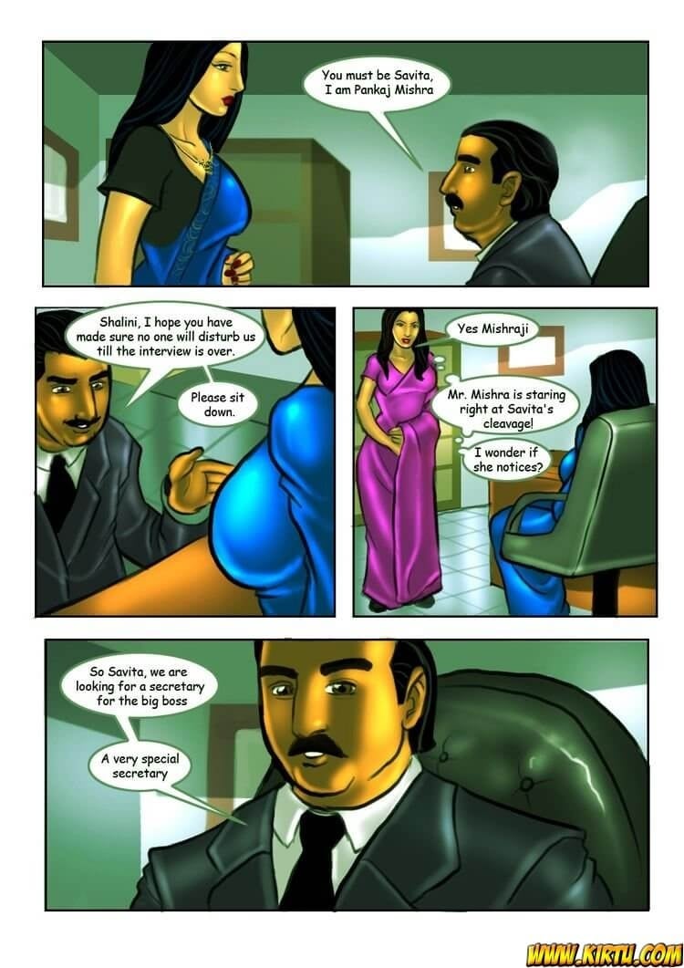 Savita Bhabhi [Kirtu] 8 . Savita Bhabhi - The Interview - Chapter 8 [Kirtu] – page 7