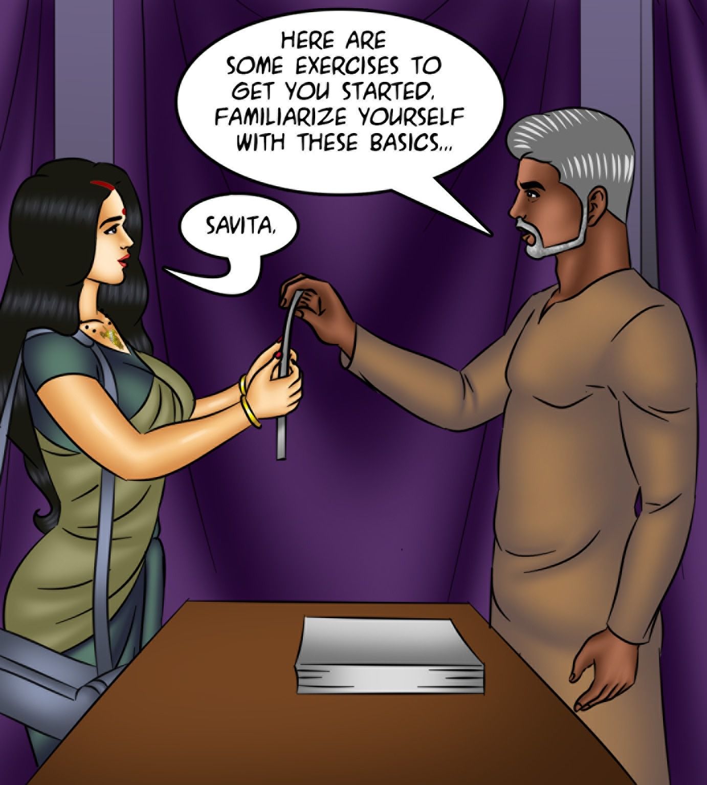 Savita Bhabhi [Kirtu] 127 . Savita Bhabhi - Music Lessons - Chapter 127 [Kirtu] – page 45