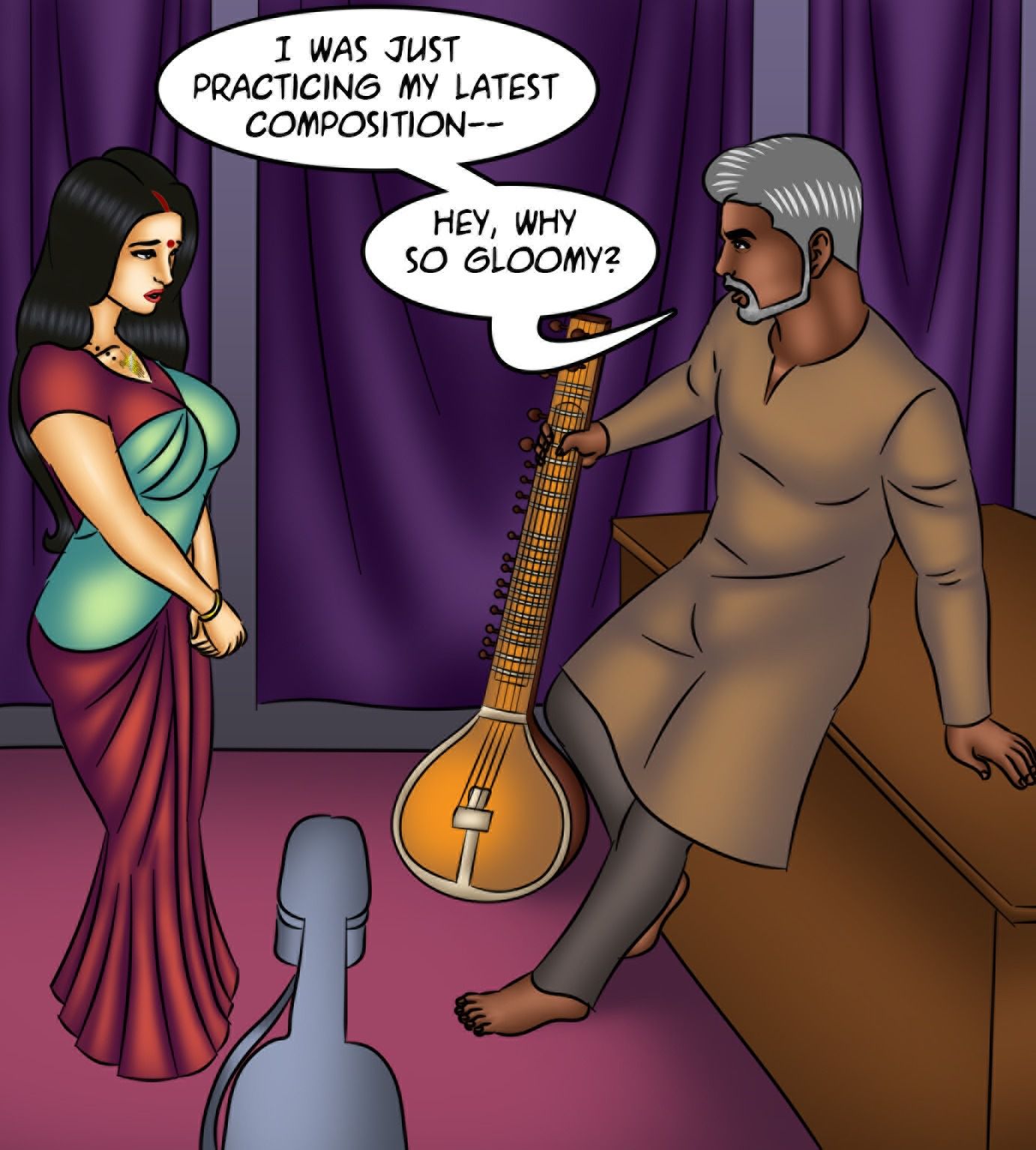 Savita Bhabhi [Kirtu] 127 . Savita Bhabhi - Music Lessons - Chapter 127 [Kirtu] – page 53