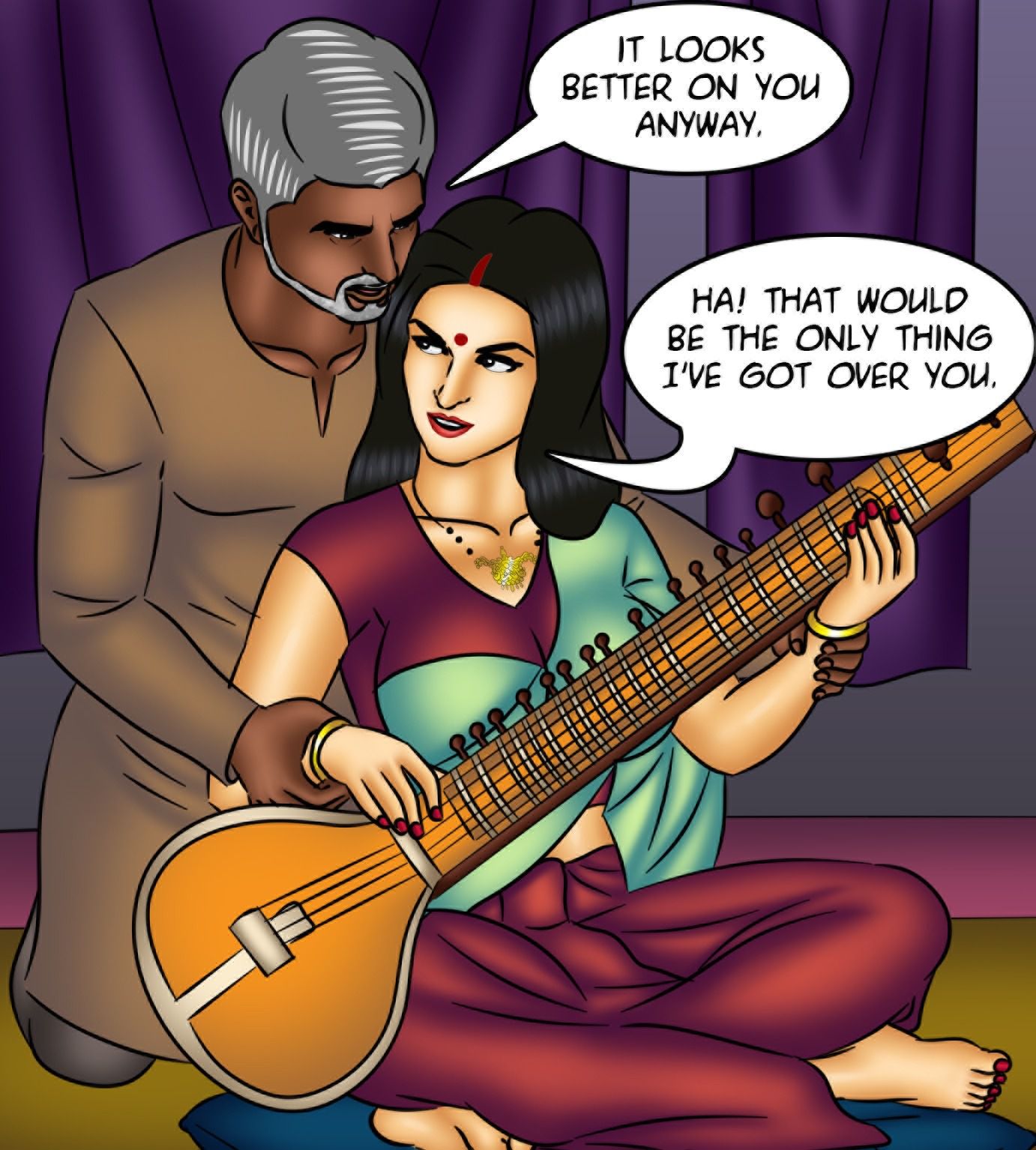 Savita Bhabhi [Kirtu] 127 . Savita Bhabhi - Music Lessons - Chapter 127 [Kirtu] – page 56