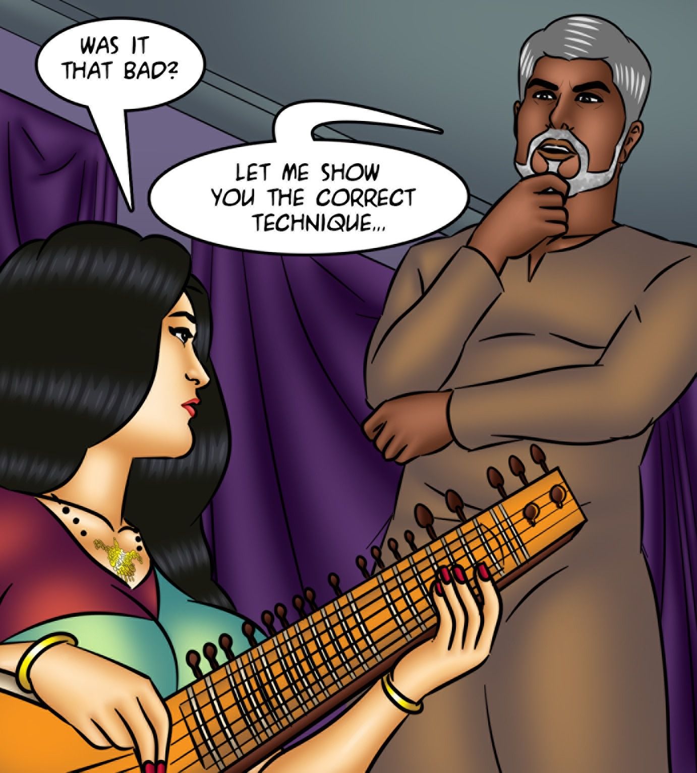 Savita Bhabhi [Kirtu] 127 . Savita Bhabhi - Music Lessons - Chapter 127 [Kirtu] – page 58