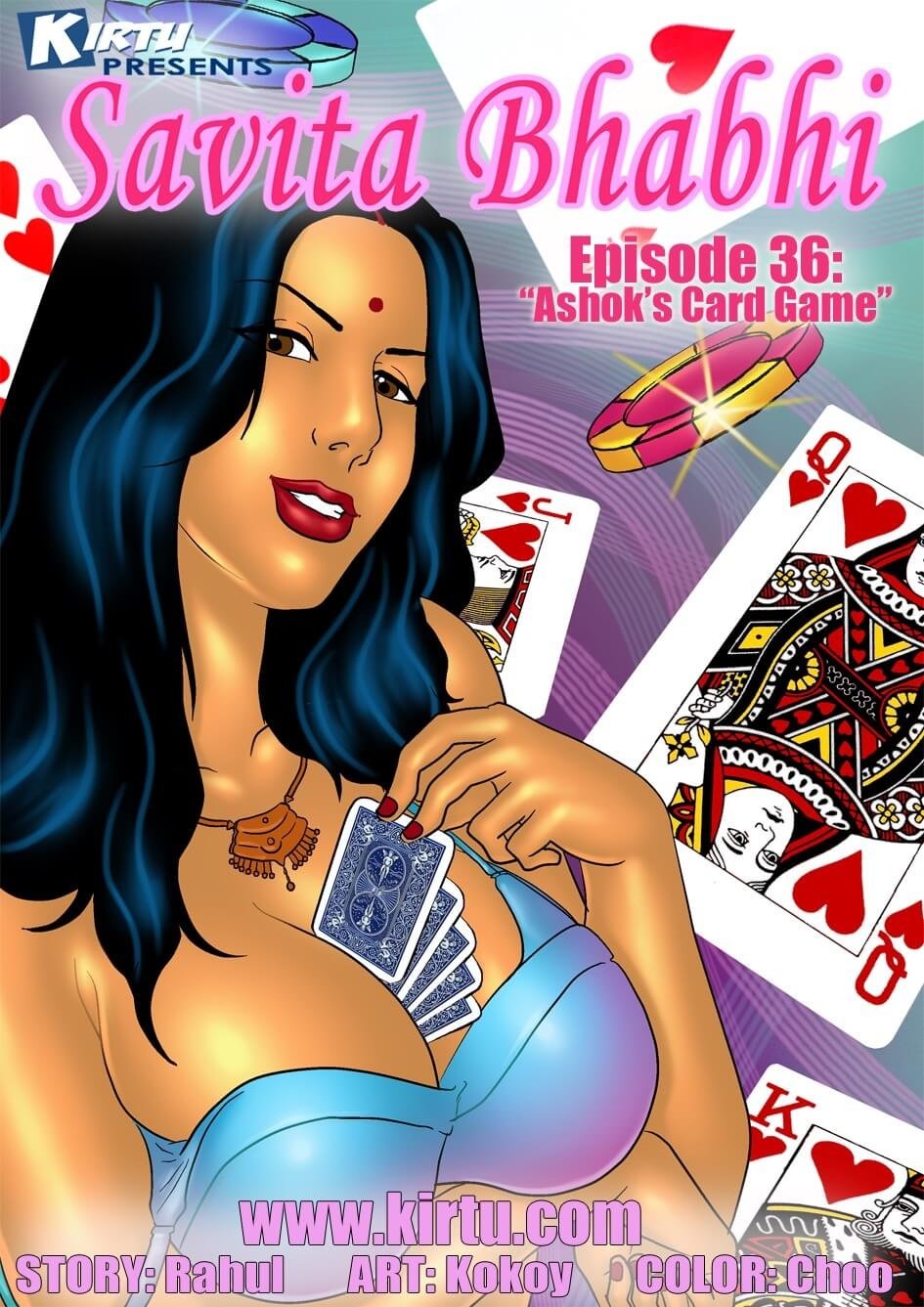 Savita Bhabhi [Kirtu] 36 . Savita Bhabhi - Ashok's Card Game - Chapter 36 [Kirtu] – page 1