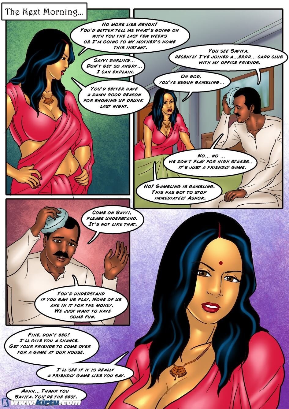 Savita Bhabhi [Kirtu] 36 . Savita Bhabhi - Ashok's Card Game - Chapter 36 [Kirtu] – page 4
