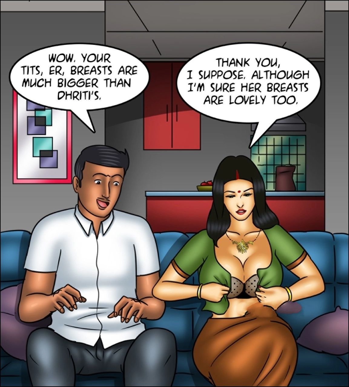 Savita Bhabhi [Kirtu] 153 . Savita Bhabhi - Lessons In Lovemaking - Chapter 153 [Kirtu] – page 55