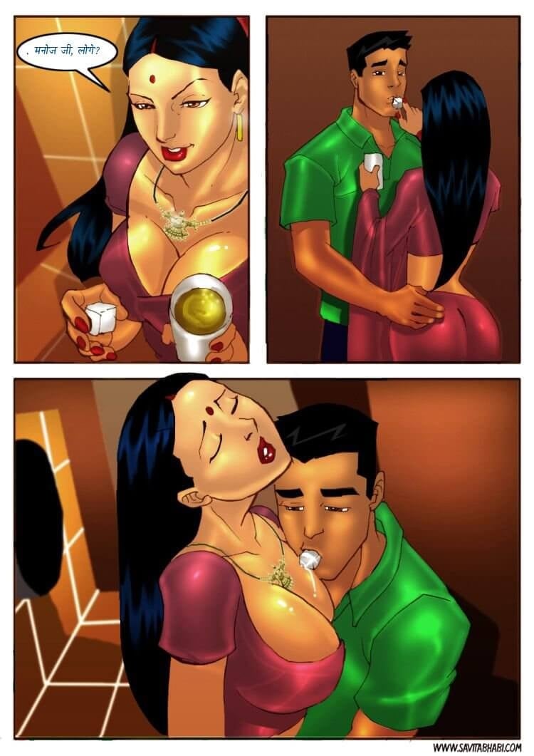 Savita Bhabhi [Kirtu] 3.5 . Savita Bhabhi - पार्टी - Chapter 3 - Hindi [Kirtu] – page 7