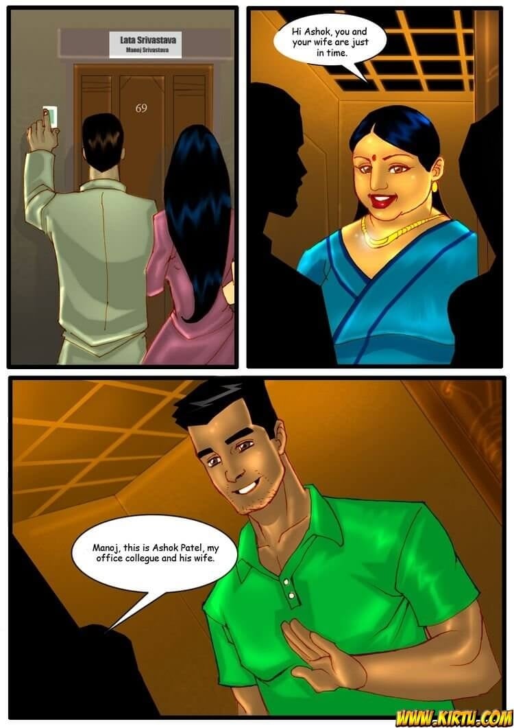 Savita Bhabhi [Kirtu] 3 . Savita Bhabhi - The Party - Chapter 3 [Kirtu] – page 4