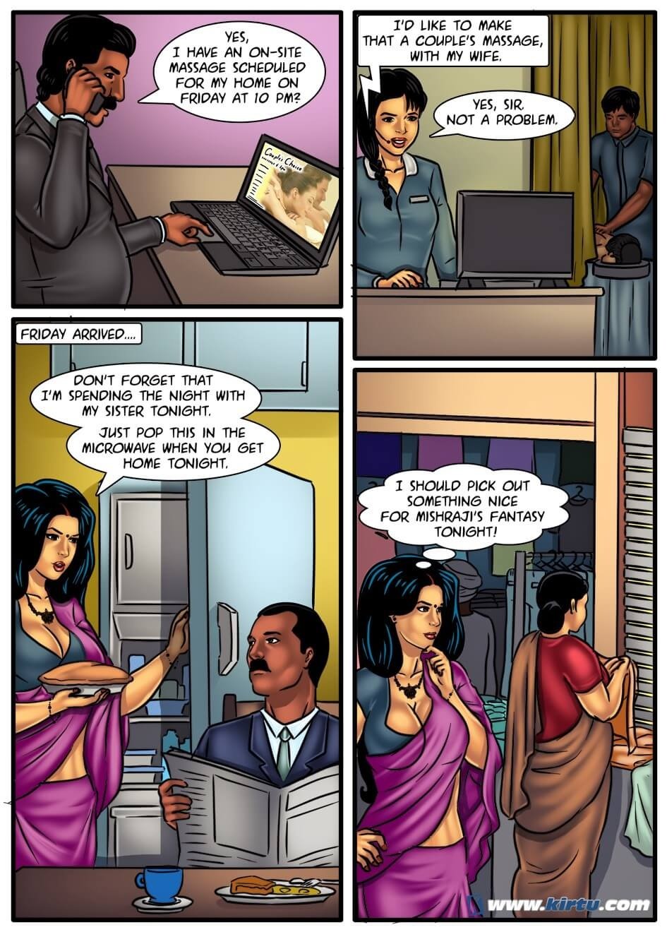 Savita Bhabhi [Kirtu] 53 . Savita Bhabhi - Couple's Massage - Chapter 53 [Kirtu] – page 7