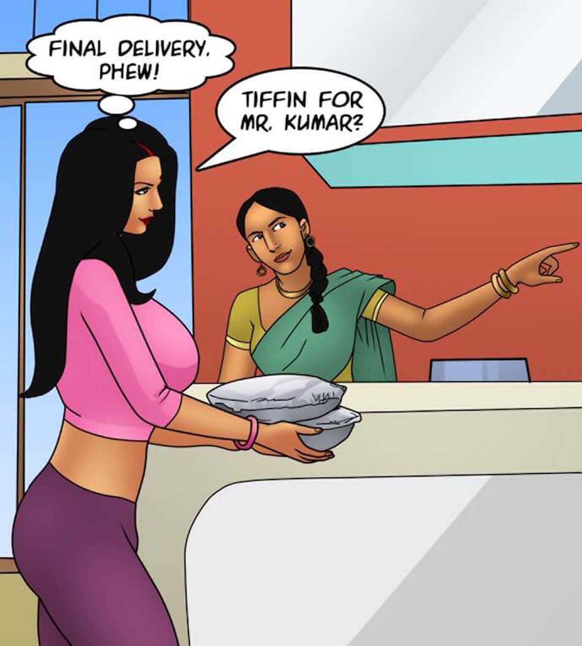 Savita Bhabhi [Kirtu] 87 . Savita Bhabhi - Meat Tenderiser - Chapter 87 [Kirtu] – page 55