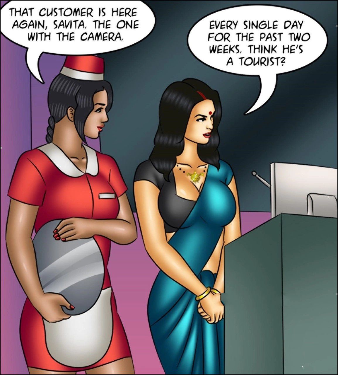 Savita Bhabhi [Kirtu] 141 . Savita Bhabhi - The Artist's Muse - Chapter 141 - LQ [Kirtu] – page 2