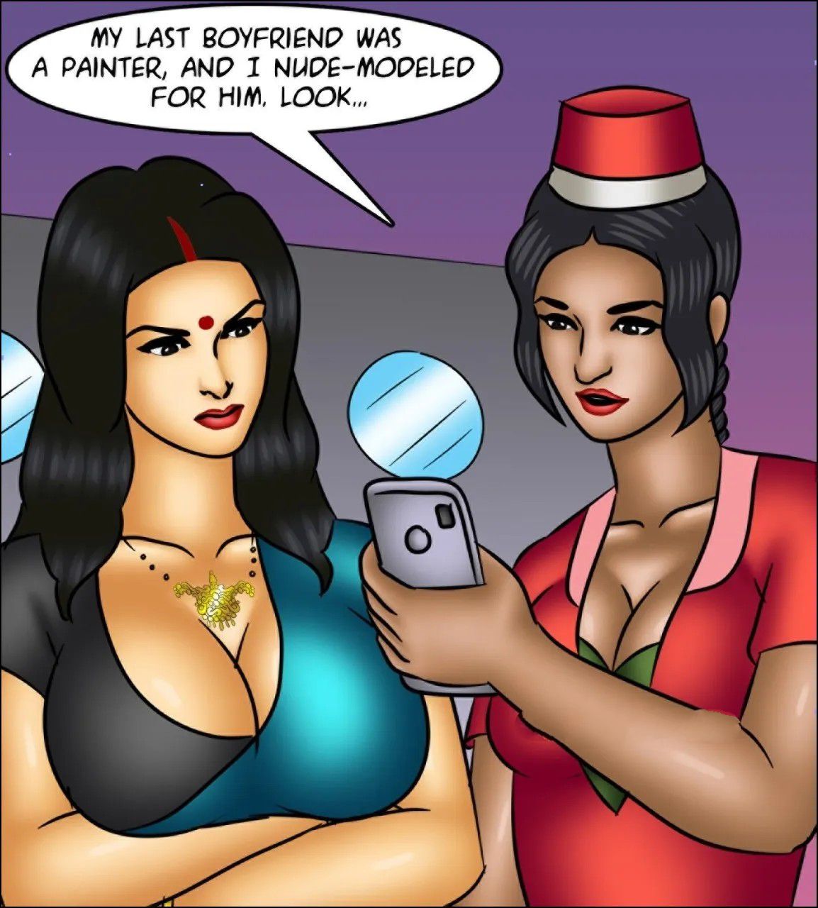 Savita Bhabhi [Kirtu] 141 . Savita Bhabhi - The Artist's Muse - Chapter 141 - LQ [Kirtu] – page 20