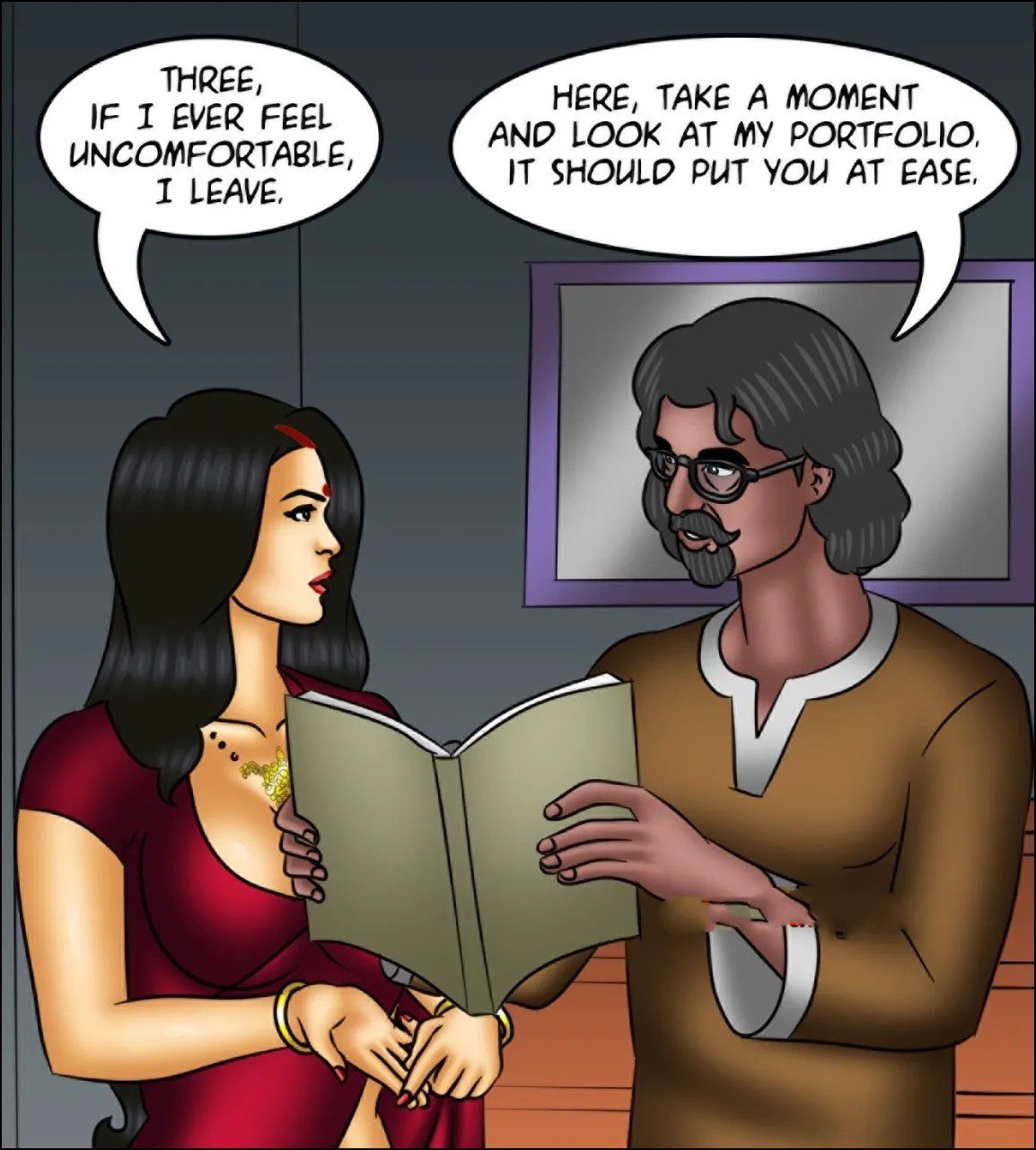 Savita Bhabhi [Kirtu] 141 . Savita Bhabhi - The Artist's Muse - Chapter 141 - LQ [Kirtu] – page 42