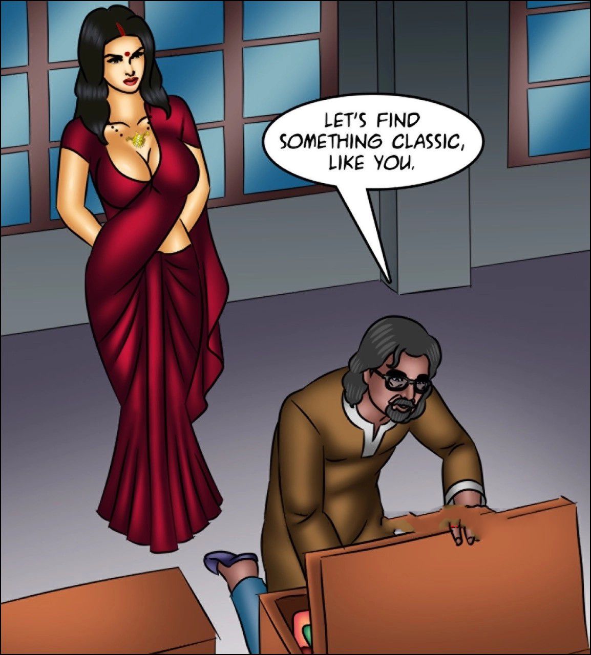 Savita Bhabhi [Kirtu] 141 . Savita Bhabhi - The Artist's Muse - Chapter 141 - LQ [Kirtu] – page 48