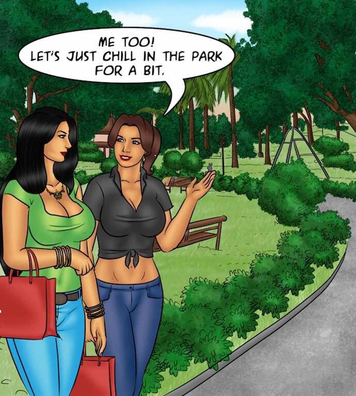 Savita Bhabhi [Kirtu] 83 . Savita Bhabhi - Girls Day Out - Chapter 83 [Kirtu] – page 32