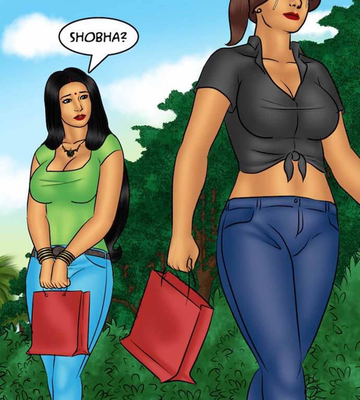 Savita Bhabhi [Kirtu] 83 . Savita Bhabhi - Girls Day Out - Chapter 83 [Kirtu] – page 55